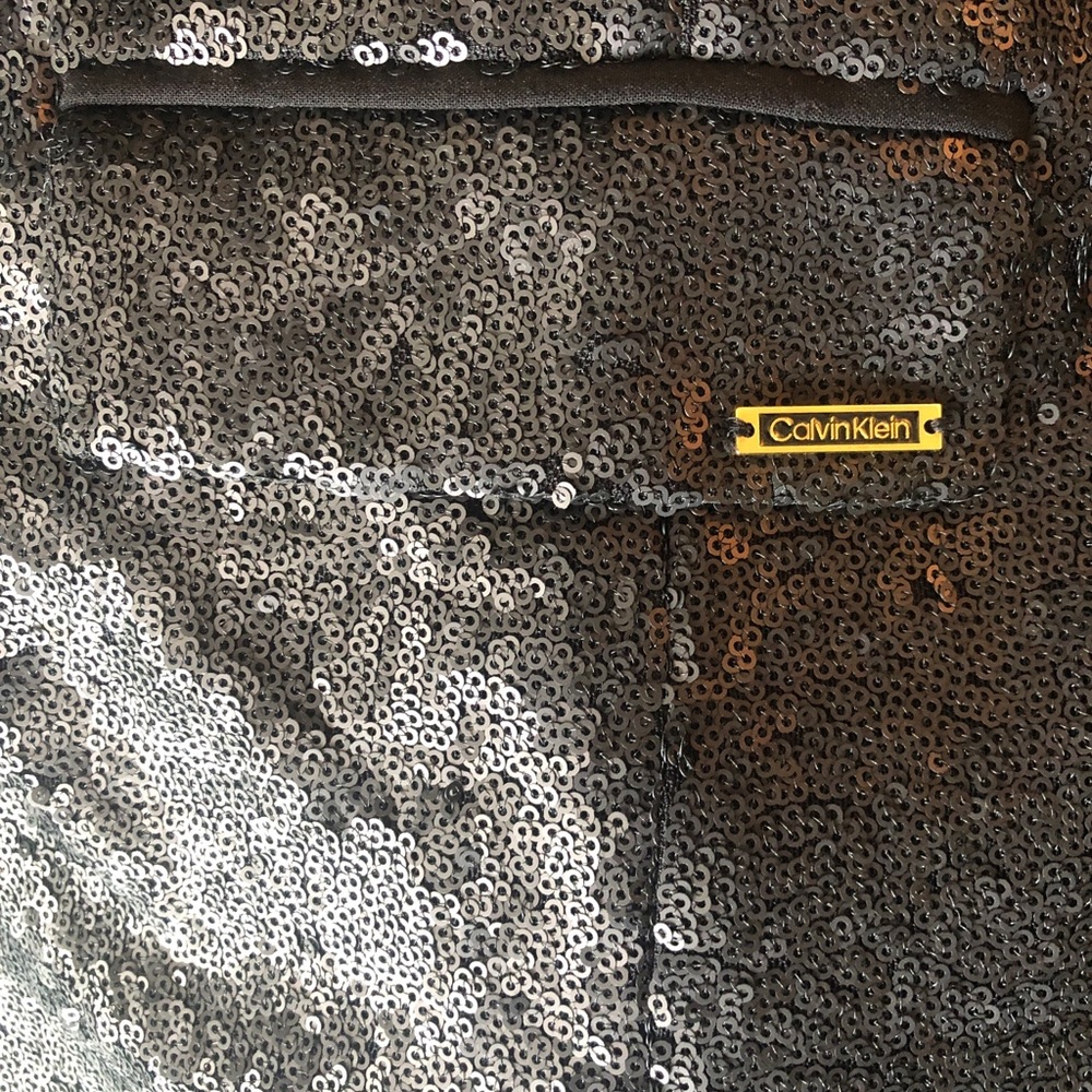 Calvin Klein sequin jacket. - Picture 6 of 7